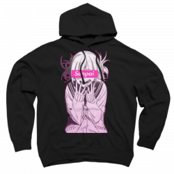 anime senpai hoodie